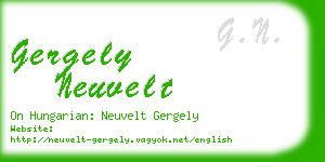gergely neuvelt business card